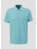 QS Polo-Shirt kurzarm in Türkis