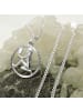 Gallay Anhänger Sternzeichen Jungfrau mit Kette Silber 925 45cm in silber