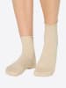 Nur Die  Basicsocken Glamour in beige/lurex