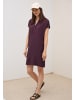Cecil 'Strukturkleid in Unifarbe' Lila