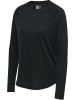 Hummel Hummel T-Shirt Hmlmt Yoga Damen Atmungsaktiv Leichte Design in BLACK