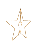 näve LED-Outdoor-Weihnachtsleuchte "Stern" in gold - (L)40cm x (B)40cm x (H)40cm