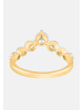 Ethische Diamanten Ring aus 375 Gelbgold mit Lab Grown Diamant
