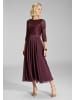SWING Kleid in aubergine - 0002