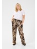 KAFFE curve Casual Hose KCjulia Loose fit in Leopard Print