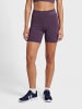 Hummel Tight Kurze Hose Hmlte Fundamental Damen in PLUM PERFECT