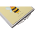 Mr. & Mrs. Panda Handtaschenspiegel quadratisch Biene König ohne... in Gelb Pastell