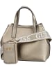 Guess Handtasche Latona Mini Tote in Pewter