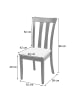 MCW 2er-Set Küchenstuhl G46, Dunkles Gestell, beige