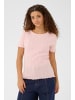 SAINT TROPEZ T-shirt GruSZ Fitted in Chalk Pink Melange