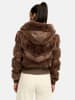 Tazzio Übergangsjacke mit Kapuze "F803"- in Braun