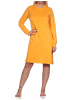 NORMANN langarm Nachthemd Kuschel interlock Sterne - 82143 in orange