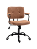 Vinsetto Bürostuhl-61L x 58B x 82-91H cm-Braun