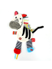 Label Label Label Label Schmusetuch Zebra