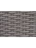 MCW Poly-Rattan Garnitur G19, Grau, Kissen creme