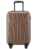 suitline Handgepäckkoffer 55x35x20 cm Carry-On 55cm Hartschale 34 L in Gold