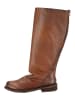 Felmini Wide Fit Stiefel in Dunkelbraun