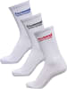 Hummel Hummel Long Socken Hml3-Pack Unisex Erwachsene in WHITE/TANGO RED