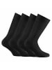 Rohner Socken 4er Pack in Schwarz