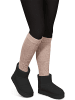 normani Strickstulpen mit Wolle in Beige
