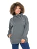 Ulla Popken Sweatshirt in klassisch grau