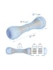 relaxdays 2x Hantel in Blau/Grau