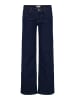 ONLY Jeans mit weitem Bein in Dark Blue Denim