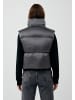 Finn Flare Steppweste Kurz in grey-blue