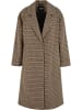 Urban Classics Urban Classics Ladies Oversized Plaid Coat in unionbeige/black