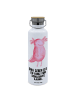Mr. & Mrs. Panda Trinkflasche Axolotl Glücklich mit Spruch in Weiß