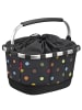 KLICKfix reisenthel Carrybag GT 21 - Gepäckträgerkorb (Racktime) (margarite) in dots