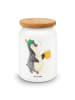 Mr. & Mrs. Panda Frischhaltedose Pinguin Bier ohne Spruch in Weiß