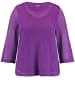 SAMOON Pullover Kurzarm in Soft Plum