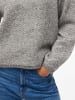 Vila Strickpullover in Medium Grey Melange