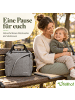 Kinderhaus Blaubär Wickelrucksack CURA TOP in Schwarz Meliert