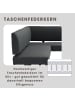 byLiving Eckbank TORONTO in dunkelgrau - 182 x 128, H 85 cm