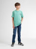 Petrol Industries Rückenprint T-Shirt Tetons in Blau
