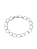 faina Women Cable Chain Link Bracelet in Silver