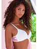 LASCANA Bralette-BH in weiß-rosa