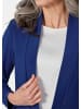 GOLDNER Leichte Shirtjacke lila mit Stretch in royalblau