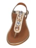 fitflop Sandalen GRACIE ULTRA-JEWEL LEATHER T-BAR in goldfarben