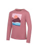 Trollkids Langarm-Shirt Falketind (GOTS) in frozen berry