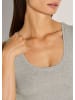 MADELEINE Tanktop mit breiten Trägern in graumelange