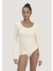 Hessnatur Langarmshirt Rundhals Fitted in natur