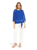 Betty Barclay Chiffonbluse unifarben in Adria Blue