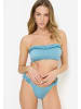 LASCANA Bikini-Hose in grau-blau