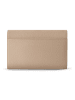 Lazarotti Bologna Leather Clutch Tasche Leder 23 cm in sand