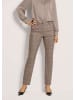 MADELEINE Glencheck-Hose mit Stretch in cappuccino / taupe