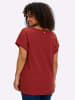 sheego Kurzarm-Shirt in kirsche