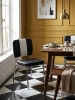 KADIMA DESIGN Esszimmerstuhl American Diner 50er Jahre Retro in Schwarz